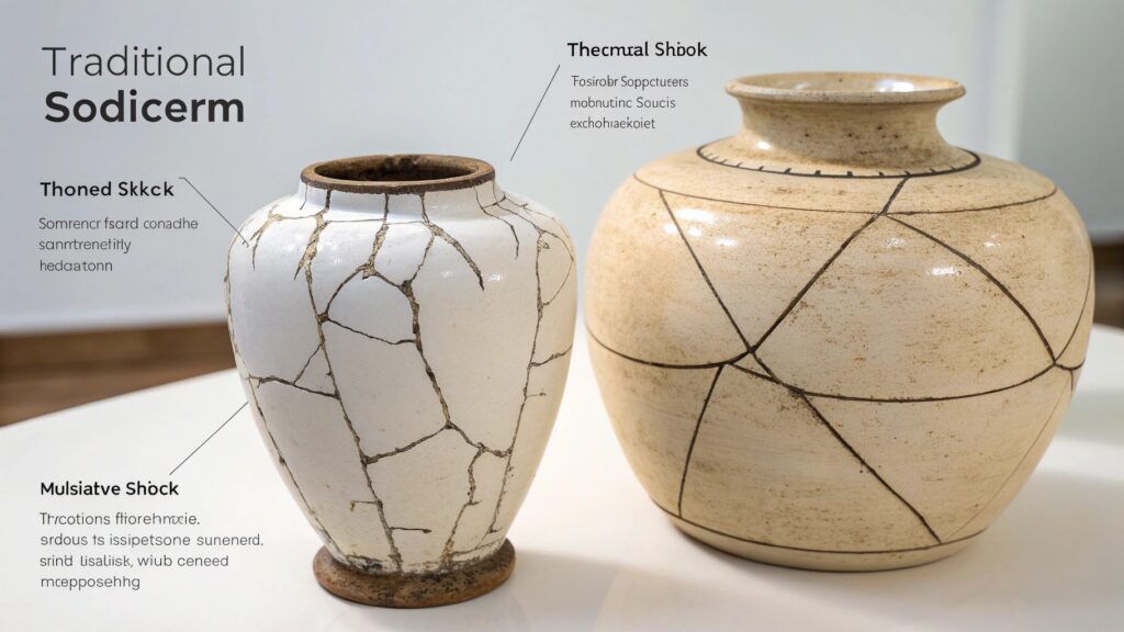 How Does Sodiceram Differ From Conventional Ceramics