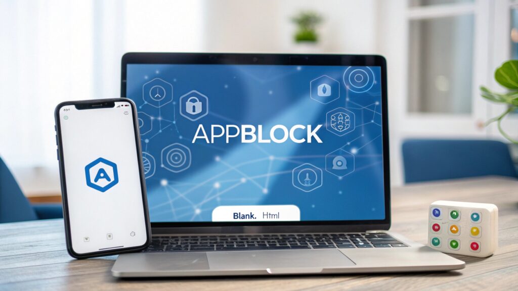 What is AppBlock and Why It Uses blank.html