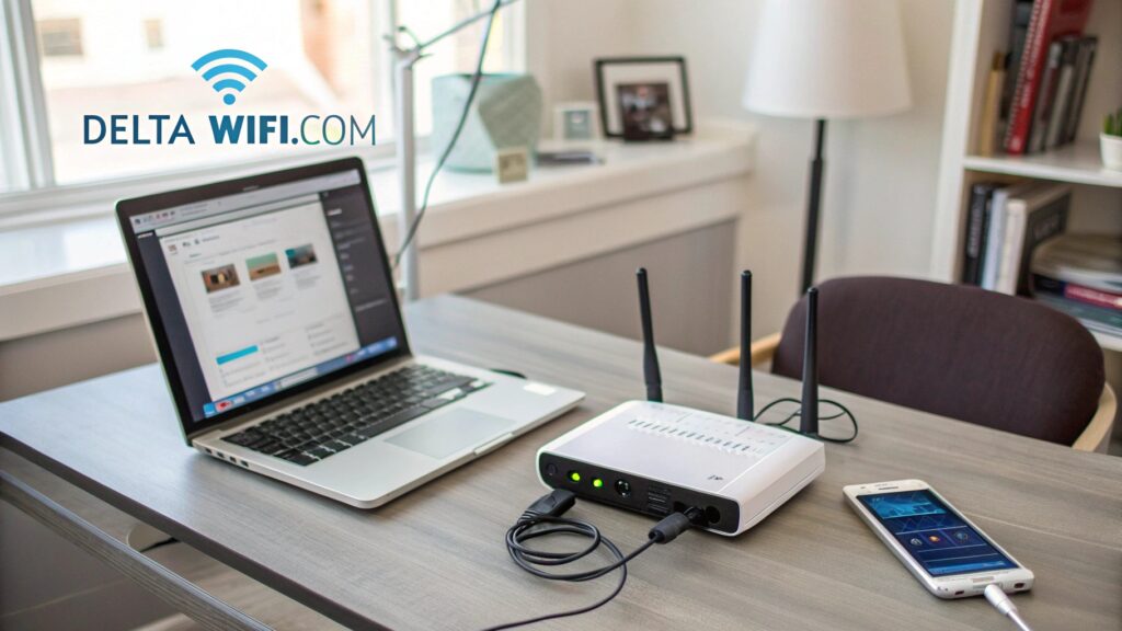 How to Set Up delta wifi .com at Home