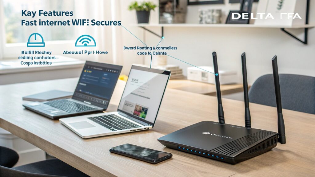 Key Features of delta wifi .com